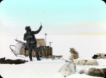 Alfred de Quervain in Greenland - ETH-Bibliothek Dia 297-0071