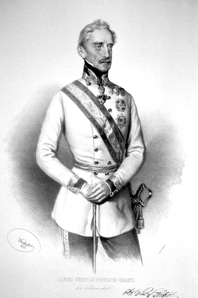 Alfred Fürst Windisch-Graetz Litho