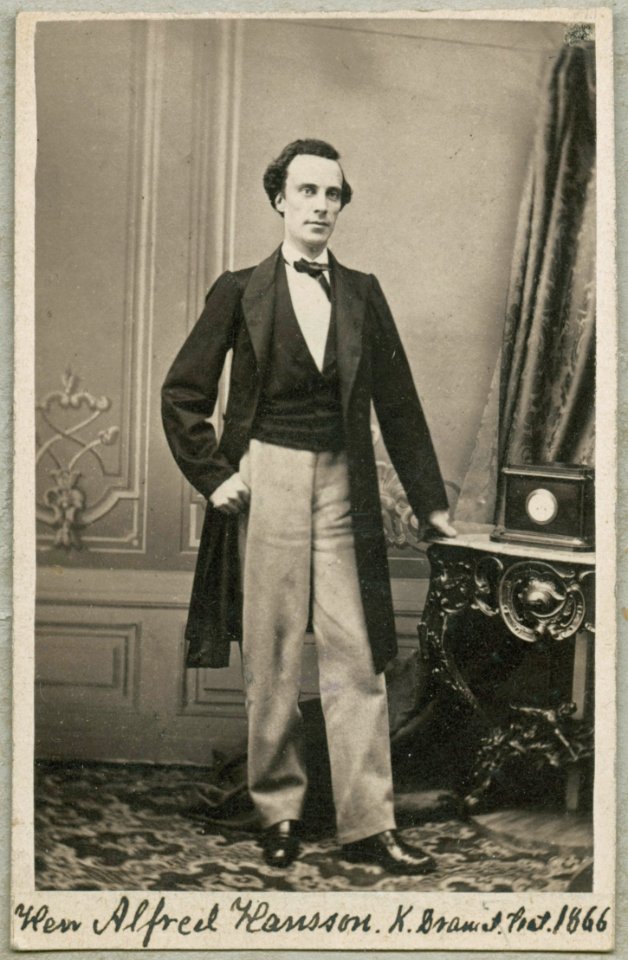 Alfred Hanson, porträtt - SMV - H3 164