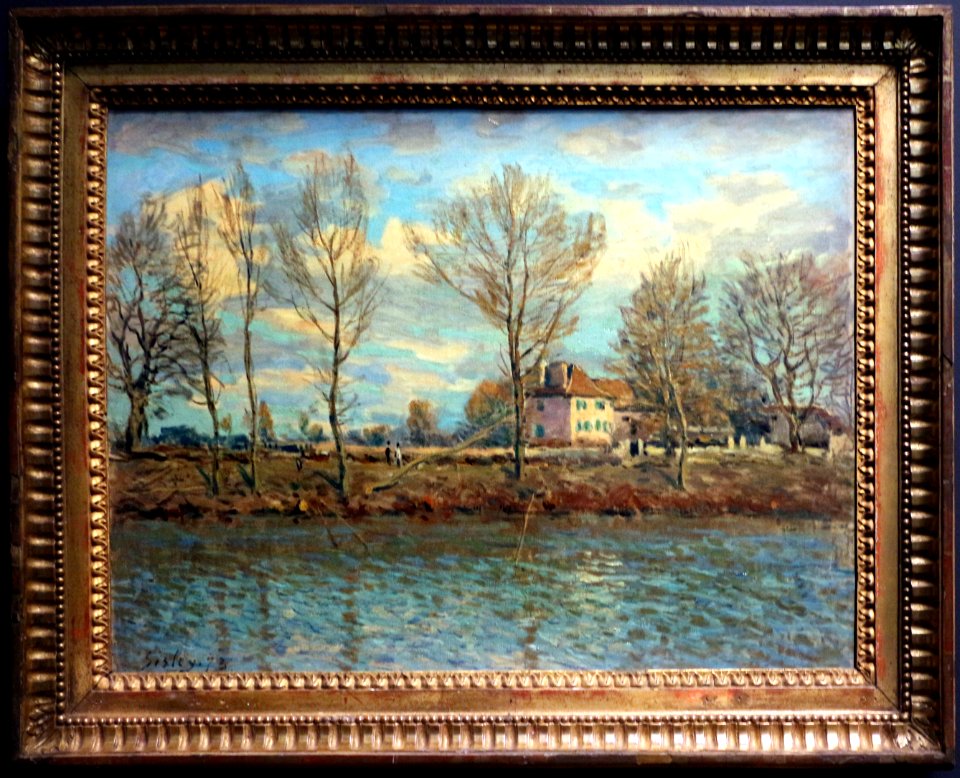Alfred sisley, l'isola della grande jatte, 1873