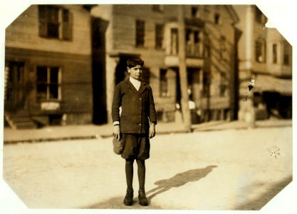 Alfro Magureto, 55 Elm Street, worked all summer in doffing room No. 5 of the Washington Mill. She laid off last week for two weeks. Expects to come back this week. LOC nclc.02354