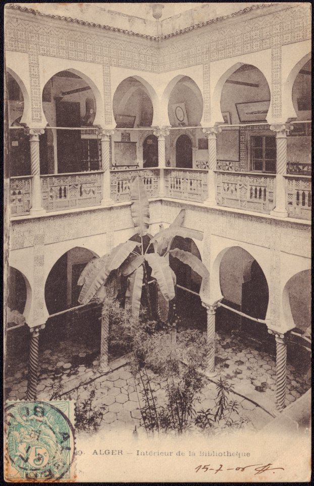 Alger - Bibliotheque Nationale, front 3