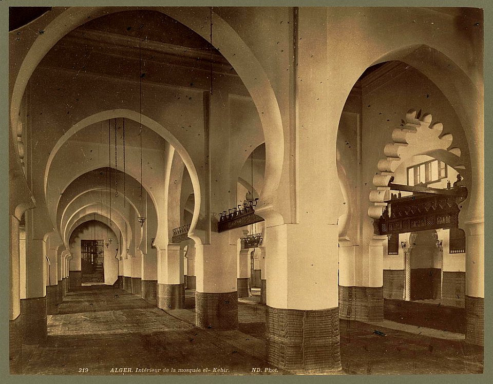 Alger. Intérieur de la mosquée el-Kébir - ND. Phot. LCCN2004665033