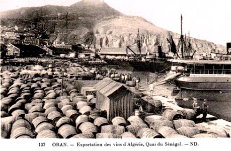 Algérie Oran expédition du quai du Sénégal
