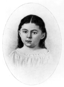 Alice (Freeman) Palmer, 1855-1902; bust, as a child, facing slightly left LCCN2006680053