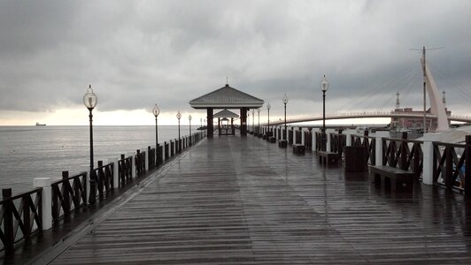 Dock weather shore photo