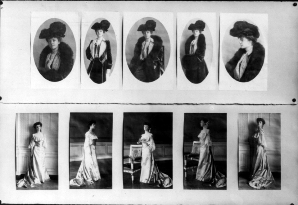 Alice Roosevelt Longworth photographs presentation display LCCN2001704080