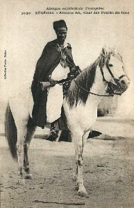 Alioune Sô chef des Peulhs du Sine (AOF)