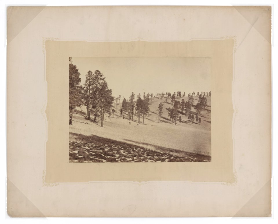 Alkali lake in extinct volcanic crater, eastern Arizona, 1871 LCCN2007684801