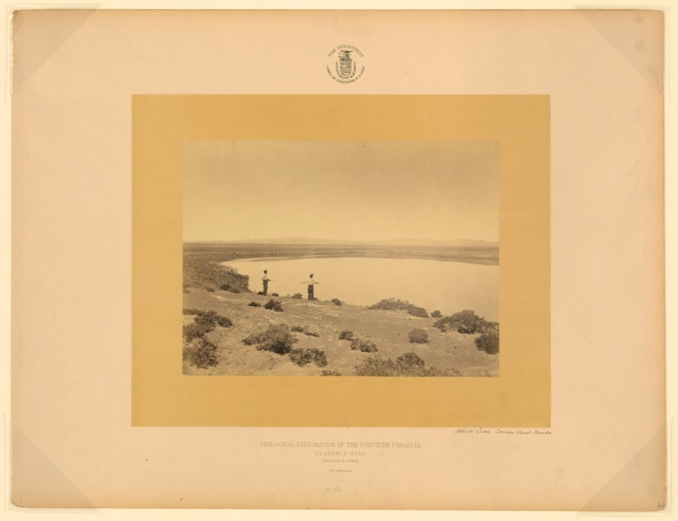 Alkali Lake, Carson Desert, Nevada - T. H. O'Sullivan, phot. LCCN91725470
