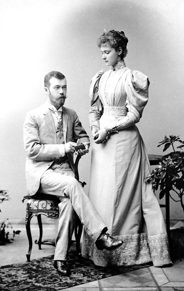 Alix and Nicky formal in 1894