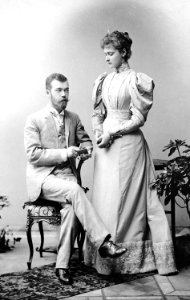 Alix and Nicky formal in 1894