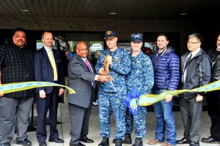 All American Restaurant grand opening at Naval Base Kitsap - Bremerton 160122-N-EC099-042