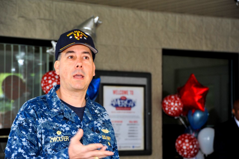 All American Restaurant grand opening at Naval Base Kitsap - Bremerton 160122-N-EC099-021