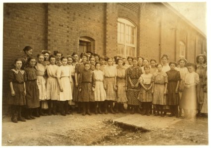 All these are spinners in Pell City Cotton Mill. They were grouped for me by the Overseer. Mr. E. A. Thompson, Superintendent of the mill, is also Mayor of Pell City. LOC nclc.01916