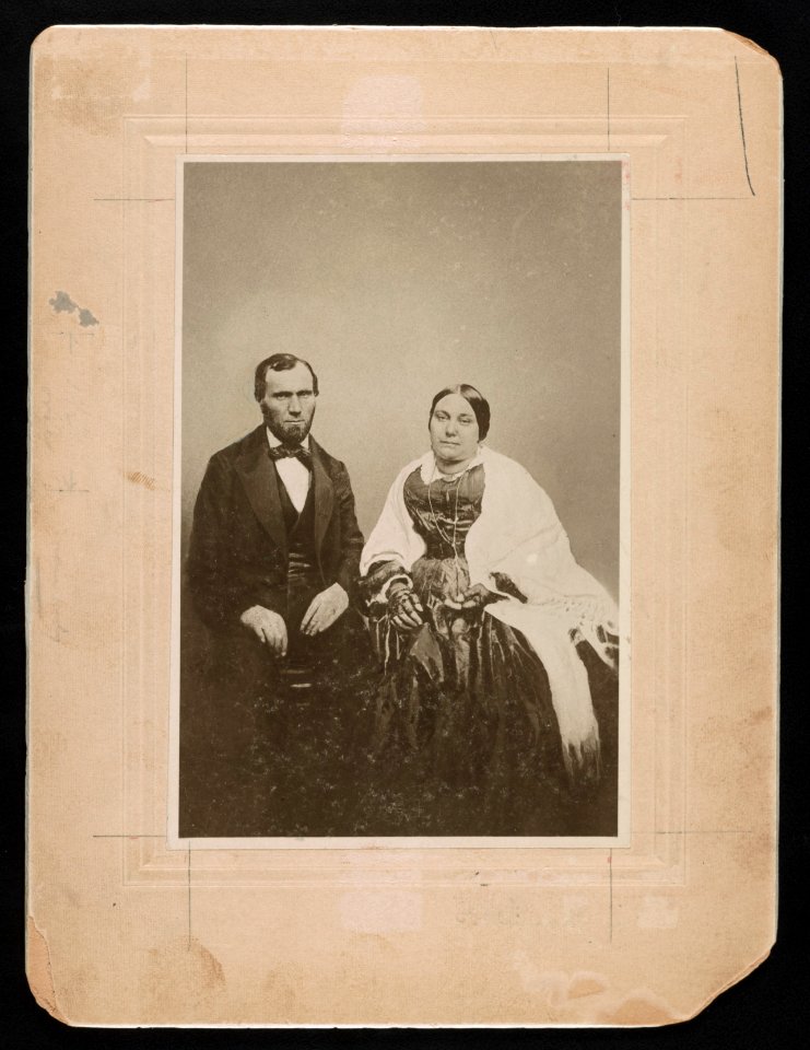 Allan Pinkerton and Joan Carfrae Pinkerton LCCN2015645636