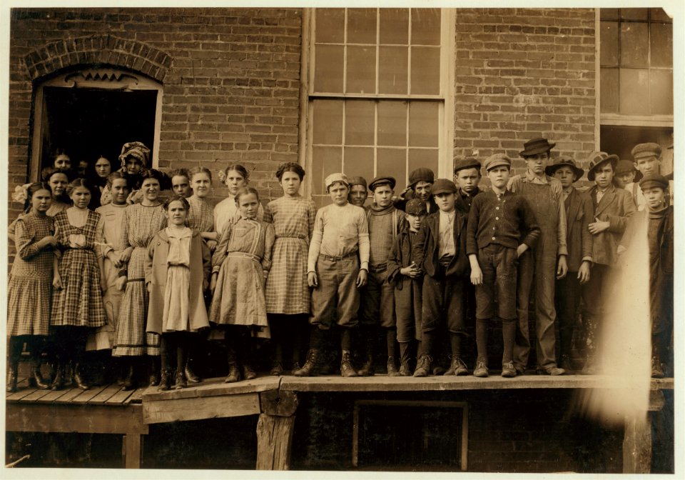 All these are workers in the Sweetwater Hosiery Co., except smallest boy in the middle and he is a representative of many (even smaller) in mills of this region. LOC cph.3a46556