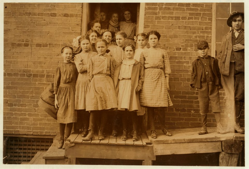 All these are workers in Sweetwater Hosiery Co., except smallest boy. LOC nclc.01989