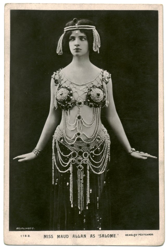 ALLAN, Maud Beagles. 118 B. As Salome. Photo Reutlinger
