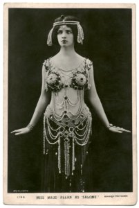 ALLAN, Maud Beagles. 118 B. As Salome. Photo Reutlinger