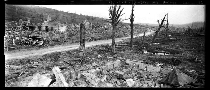 Allemant. Ruines du village. 11-2-18. - Fonds Berthelé - 49Fi1264