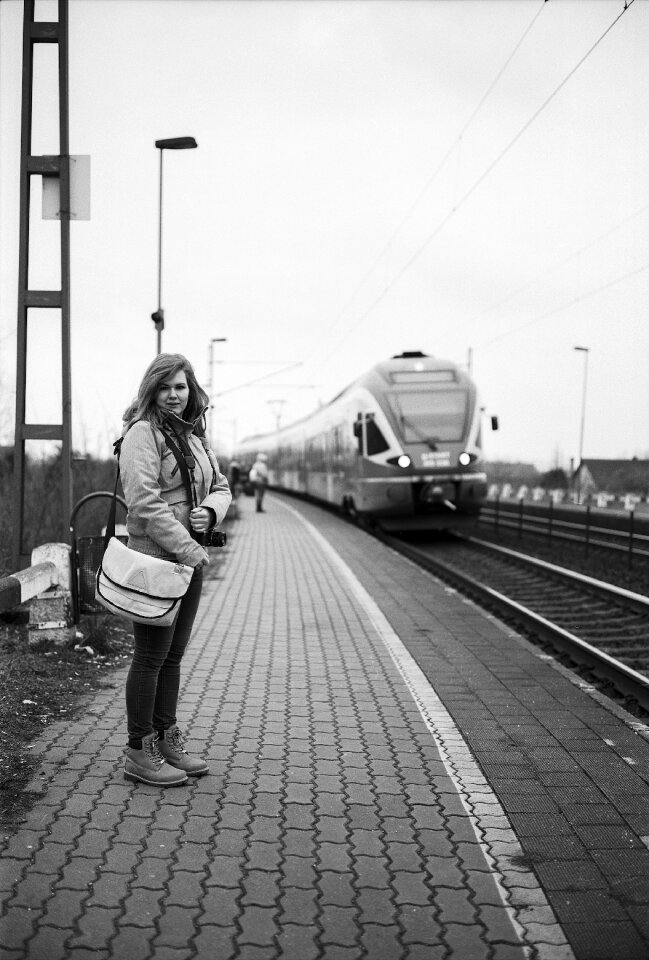 Transportation system people train