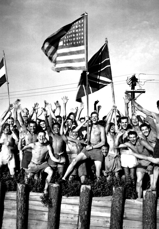 Allied POWs at Aomori 1945-08-29
