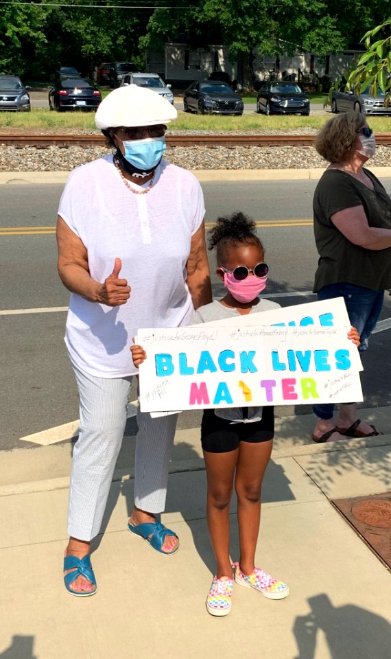 Alma Adams - BLM Huntersville 2020 02