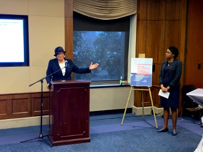 Alma Adams and Lauren Underwood 2020