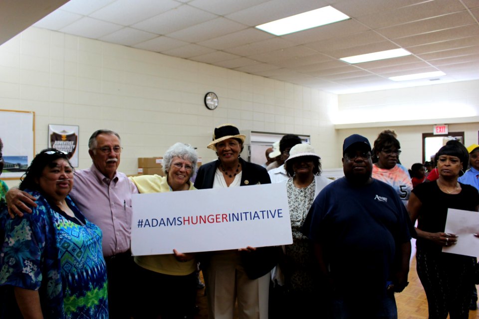Alma Adams at Hunger town hall in North Carolina - 2015 01