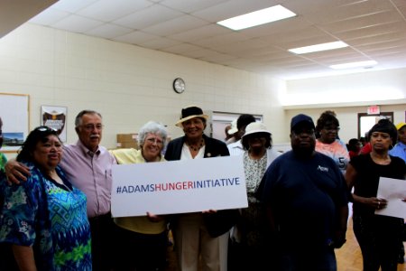 Alma Adams at Hunger town hall in North Carolina - 2015 01