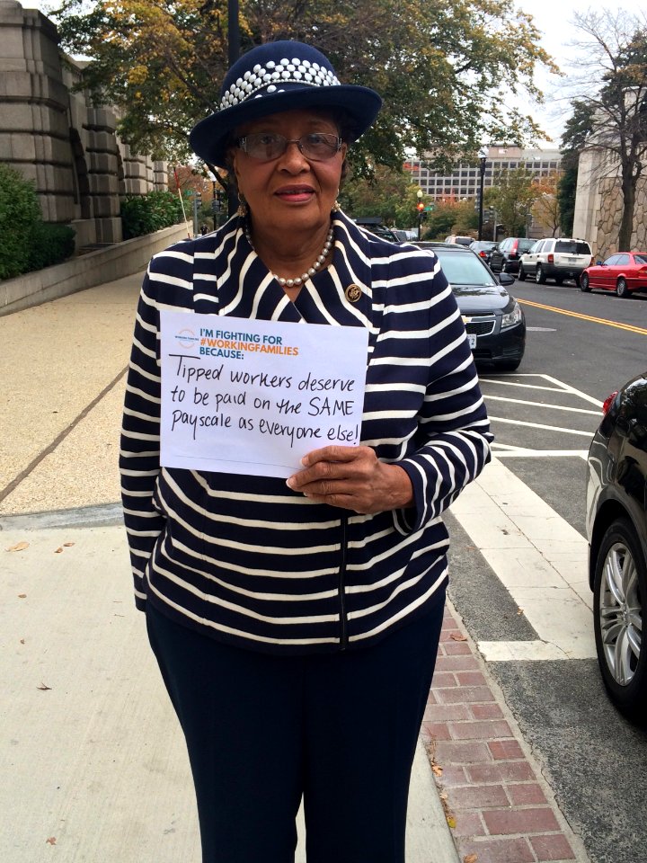 Alma Adams supporting Working Families Day