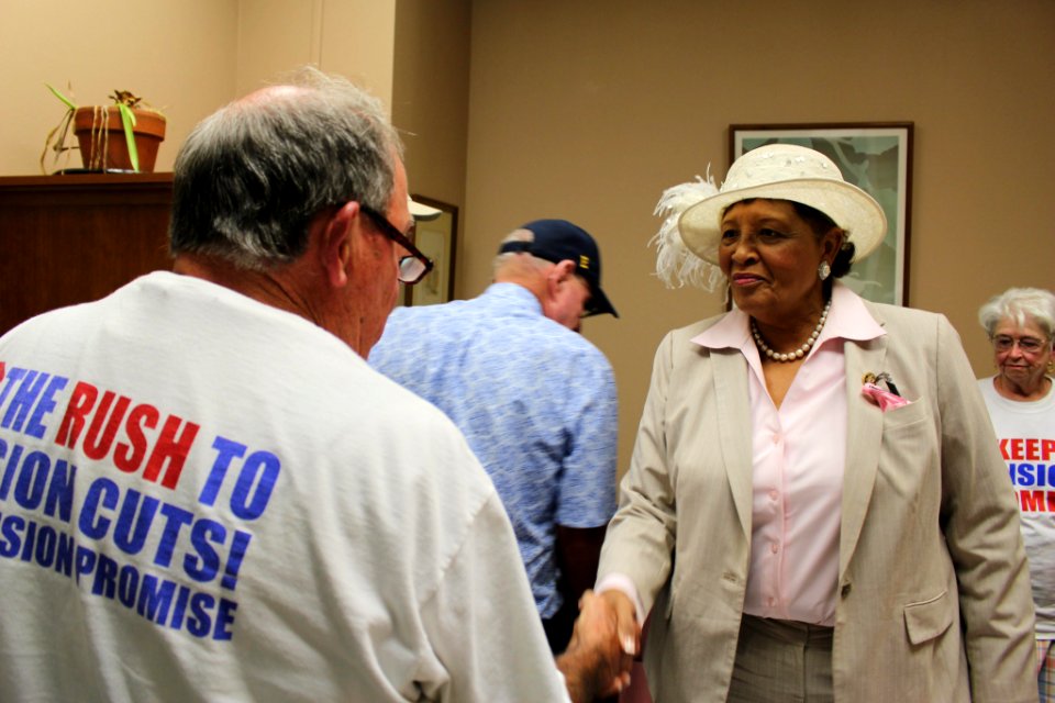 Alma Adams meets with constituents in Winston-Salem