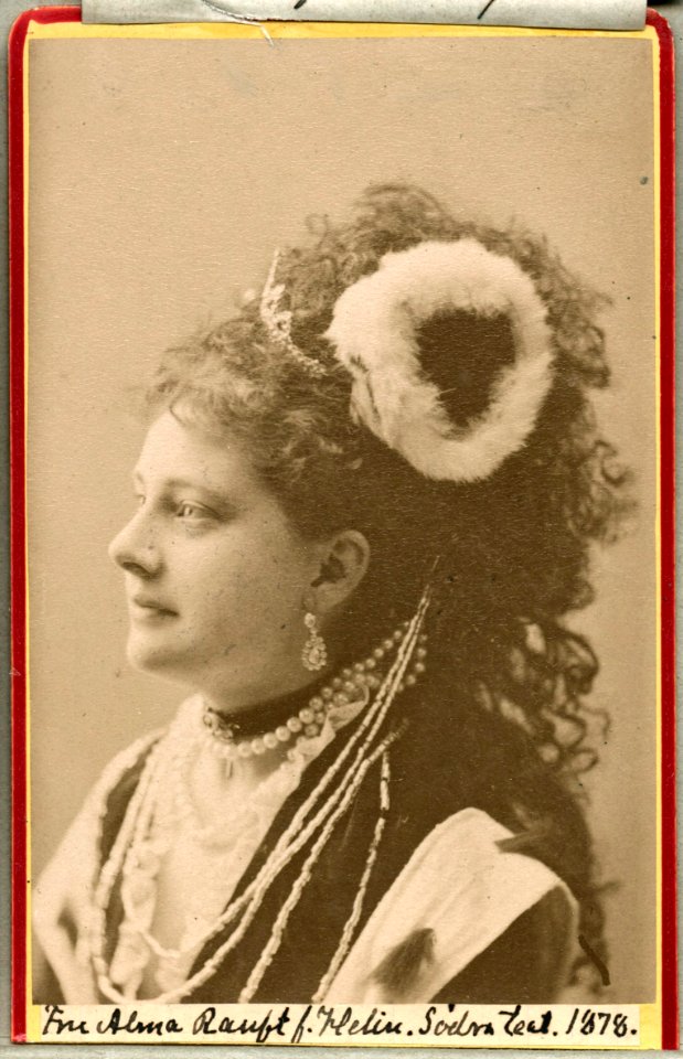 Alma Ranft, rollporträtt - SMV - H7 024