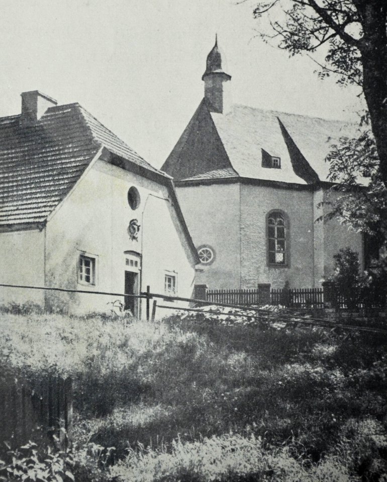 Alme Armenhaus, östlich der Pfarrkirche Aufnahme von 1922