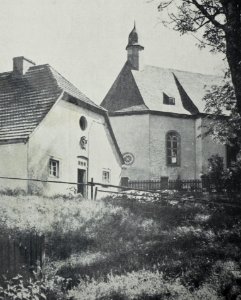 Alme Armenhaus, östlich der Pfarrkirche Aufnahme von 1922