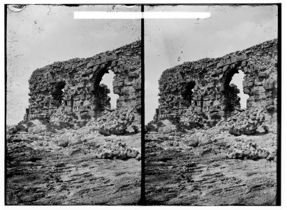 Along the sea coast. Crusader church at Athlit LOC matpc.01213