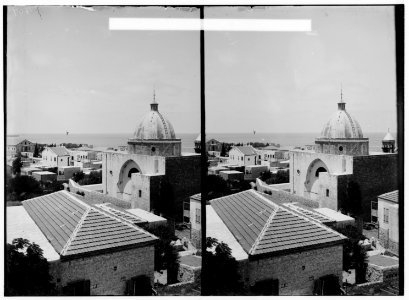Along the sea coast. Haifa from C.M.S. (i.e., Church Missionary Society) School LOC matpc.01199