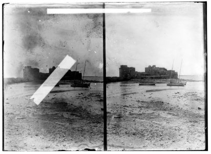 Along the sea coast. Old castle at Sidon LOC matpc.01191