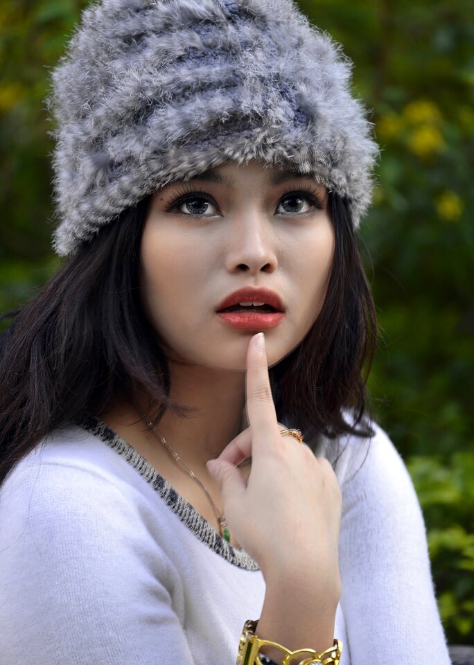 Glamour winter hat