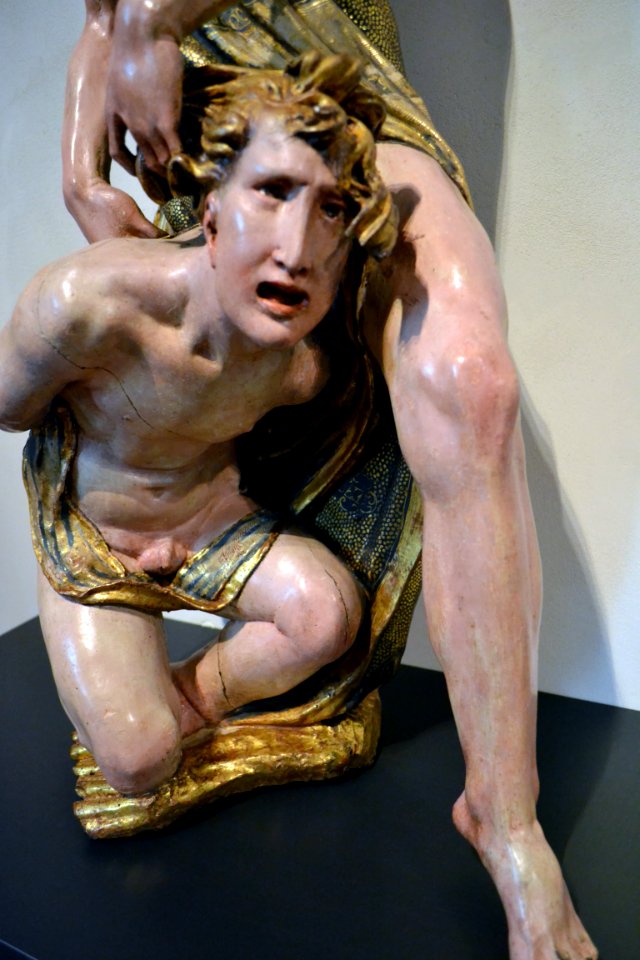 Alonso Berruguete - Sacrificio de Isaac- Detalle