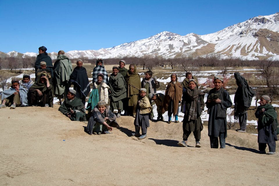 ALP receive supplies for checkpoint security 120308-N-JC271-331