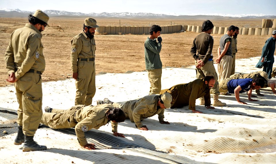 ALP recruit class physical training, weapons maintenance, patrol formations 120313-N-UD522-010 photo