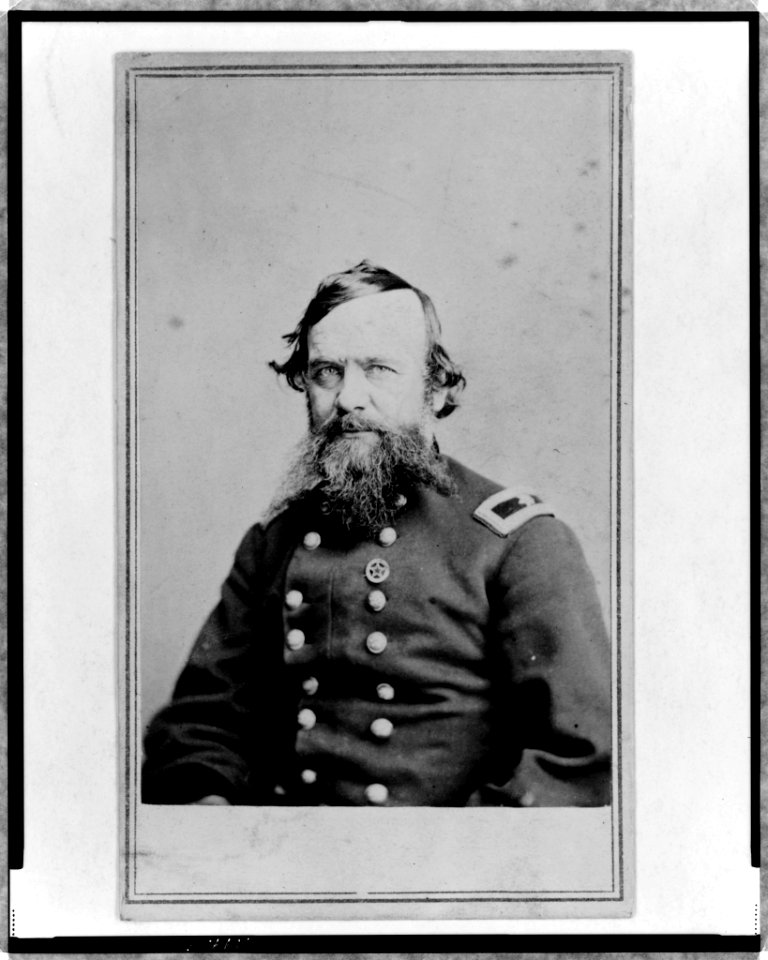 Alpheus S. Williams, Union officer, half-length portrait, seated, facing left, with small star medallion on uniform LCCN98506750