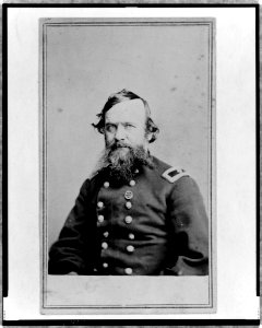 Alpheus S. Williams, Union officer, half-length portrait, seated, facing left, with small star medallion on uniform LCCN98506750