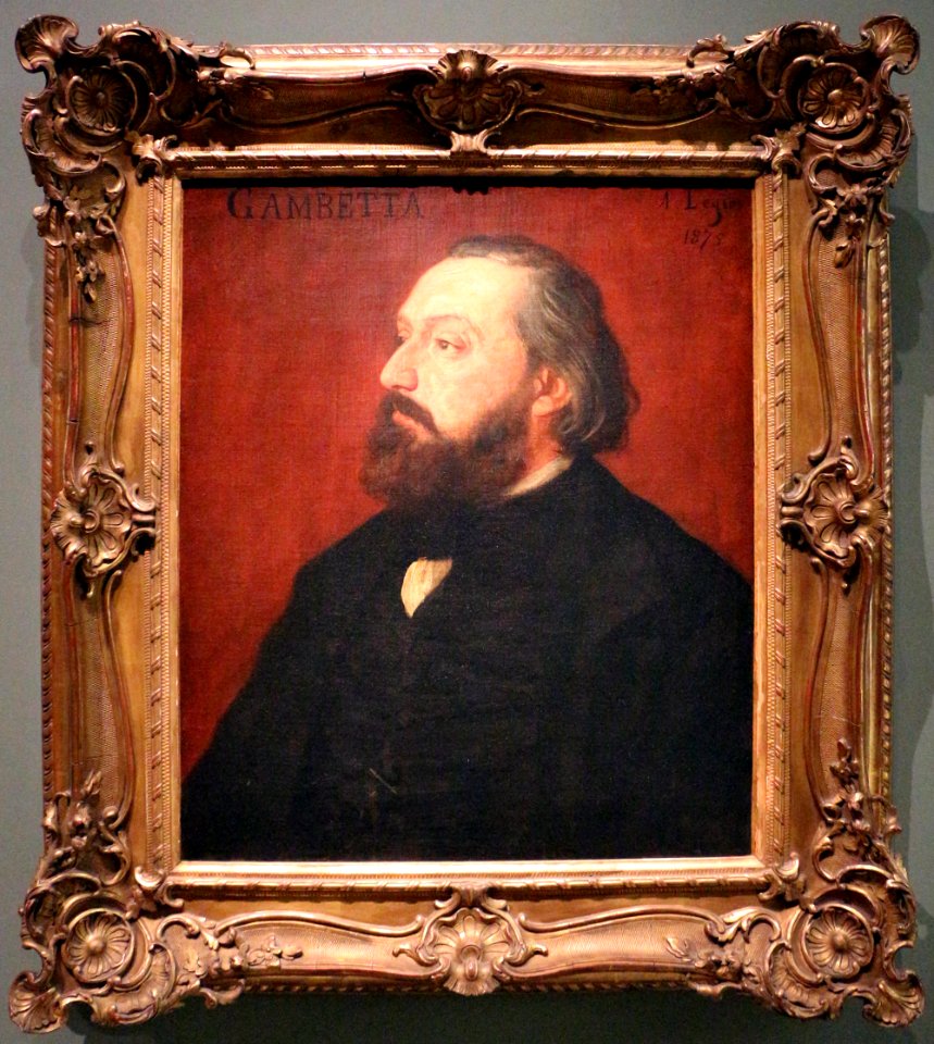 Alphonse legros, léon gambetta (firma spuria) s.d