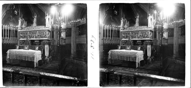 Altar de la cripta de Santa Eulàlia a la catedral de Barcelona