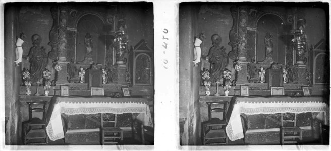 Altar de la Verge a l ' interior de l'església de Sant Salvador de Balaguer