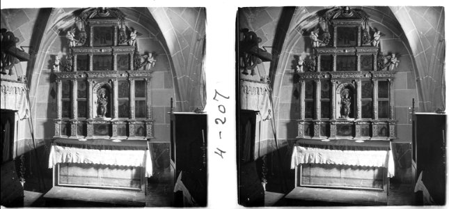 Altar d'una església d'Orpí