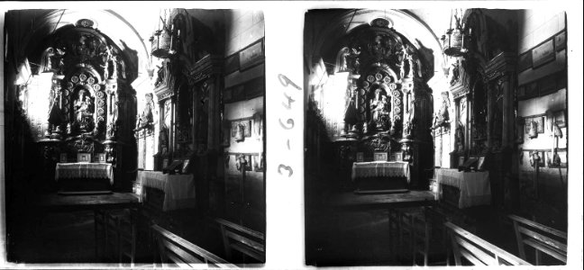 Altar del Roser de l'església de Sant Privat d ' en Bas